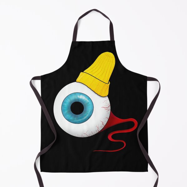 Item preview, Eyeball Wearing a Yellow Beanie Hat | Funny Optical Illusion Eye or Duck | Gore Halloween designed and sold by theBlueKazoo.
