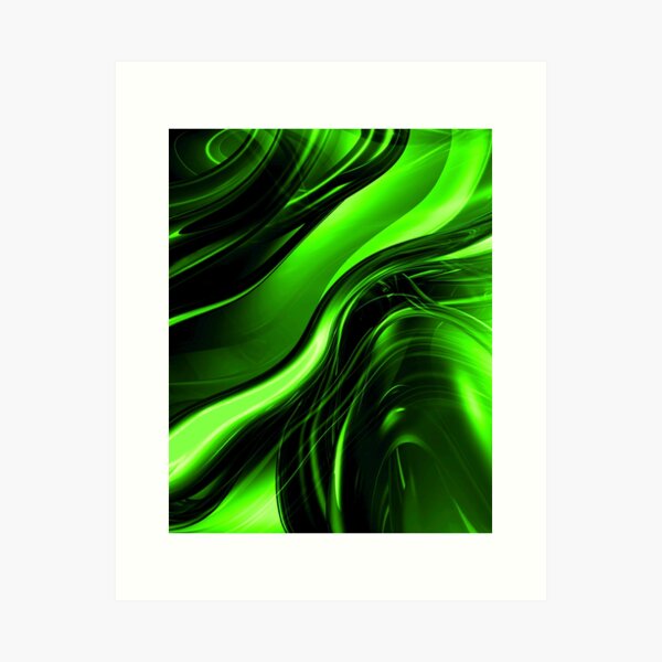 Item preview, Lime Florescent Green Swirling Abstract Design Pattern designed and sold by thestuffcompany.