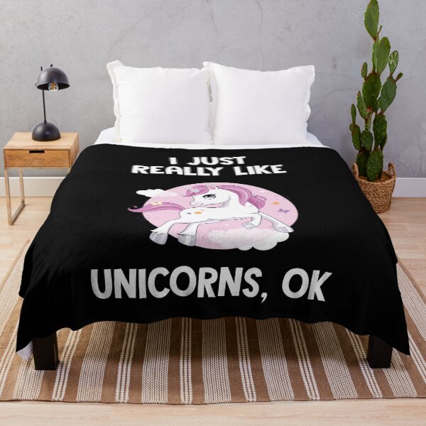 Item preview, Fun Unicorn Shirt Fun Quote I Just Really Like Unicorns designed and sold by DamnCoolStuff.
