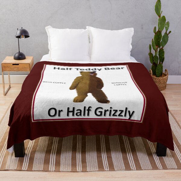 Item preview, COFFEE OR GRIZZLY BEAR designed and sold by THE AMERICAN TEEVANGELIST.