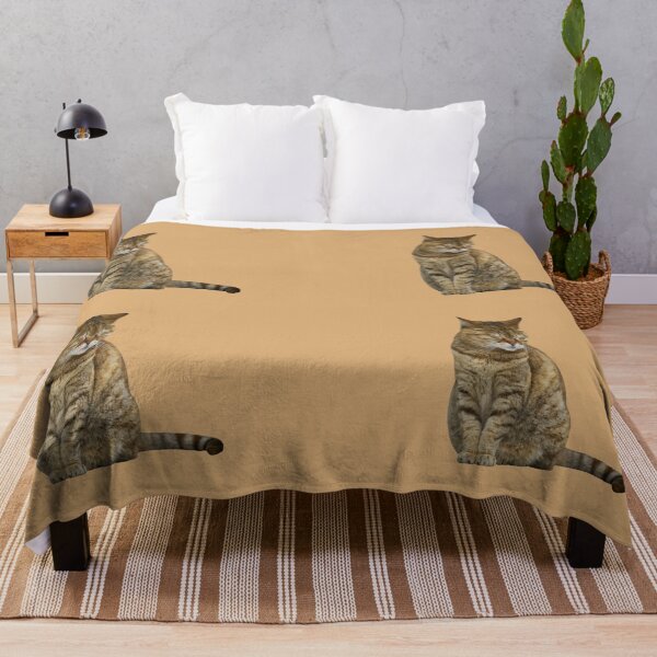 Item preview, Cute Sleepy Cat (Light Orange/Beige BG) designed and sold by FilipeFerreira.