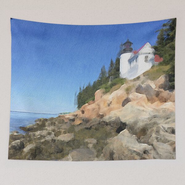 Item preview, Beautiful Bass Harbor Head Light designed and sold by Autumn Seas Photography.
