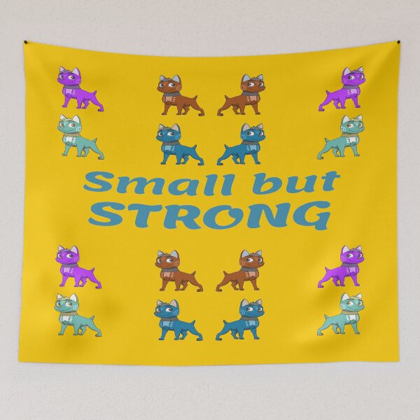 Item preview, Xico's Journey, Small but Strong, Cartoon Dog pattern designed and sold by Spiritualish.