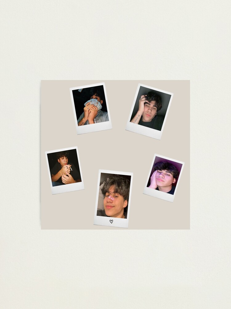 "STAN Mattia Polibio Polaroid Tiktok Collage - Beige Cream ...