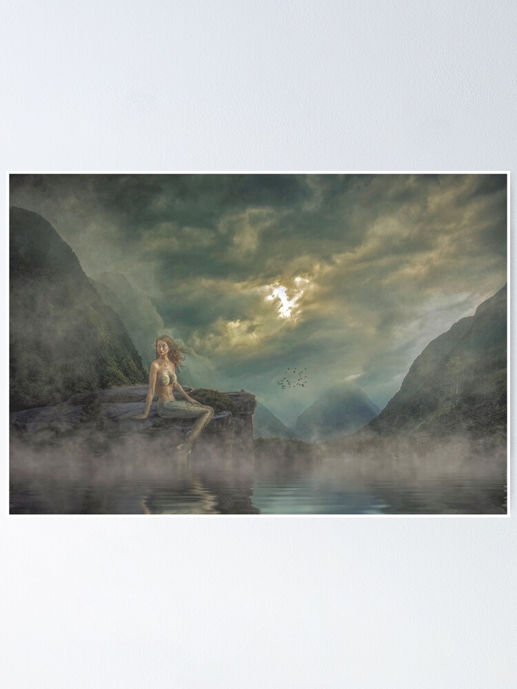 Carte De Vœux For Sale Avec L'œuvre « Sirène Gothique » De L