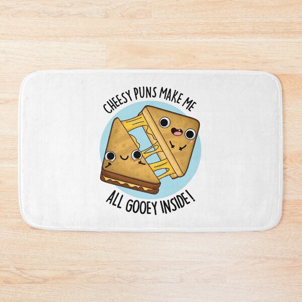 Item preview, Cheesy Puns Make Me All Gooey Inside Funny Food Puns  designed and sold by punnybone.