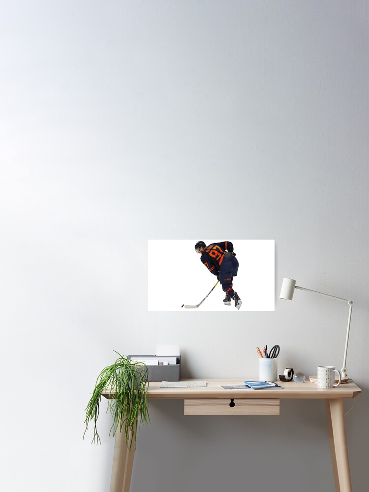 Connor McDavid alternate jersey Canvas Print for Sale by kmarn93