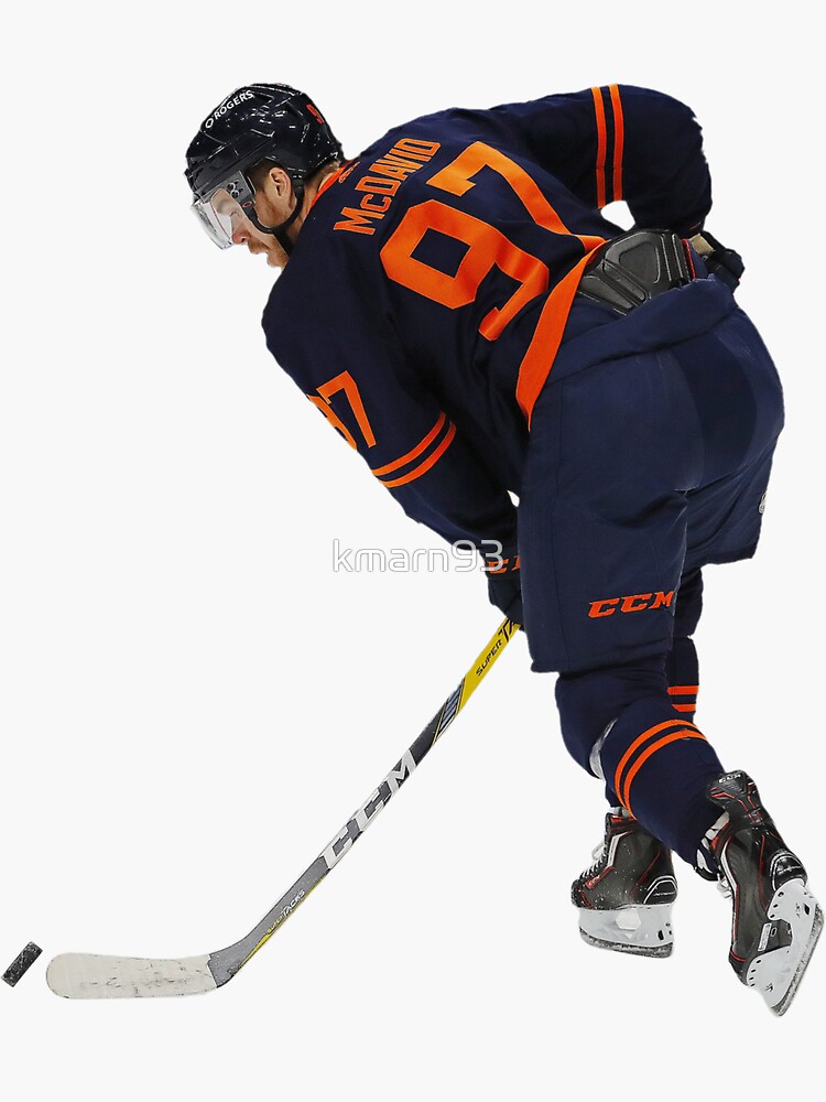 Connor McDavid alternate jersey Sticker for Sale by kmarn93 Redbubble