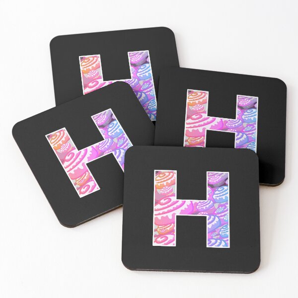 Item preview, Letter Art Retro Vaporwave Cinnamon Buns - H designed and sold by dylanxh.