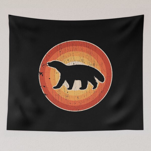 Item preview, Honey Badger Sunset Retro Shirt for Men Women Boys Girls Kids Animal Lover Gifts designed and sold by LiqueGifts.