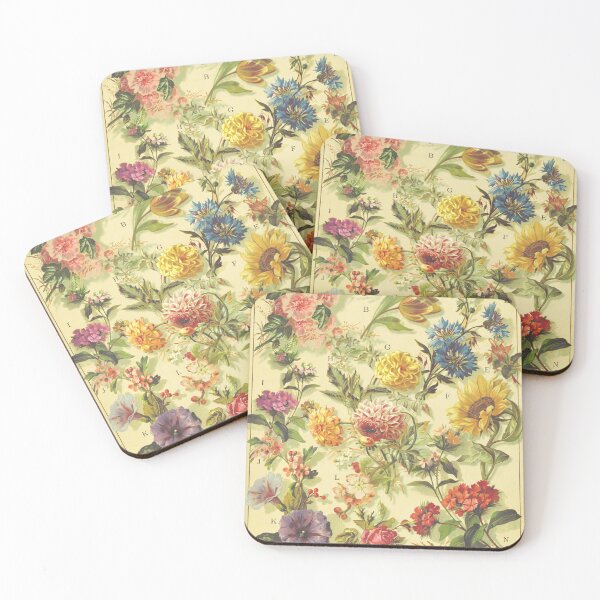 Item preview, Victorian Garden Flowers Botanical Chart designed and sold by BlossomCreative.