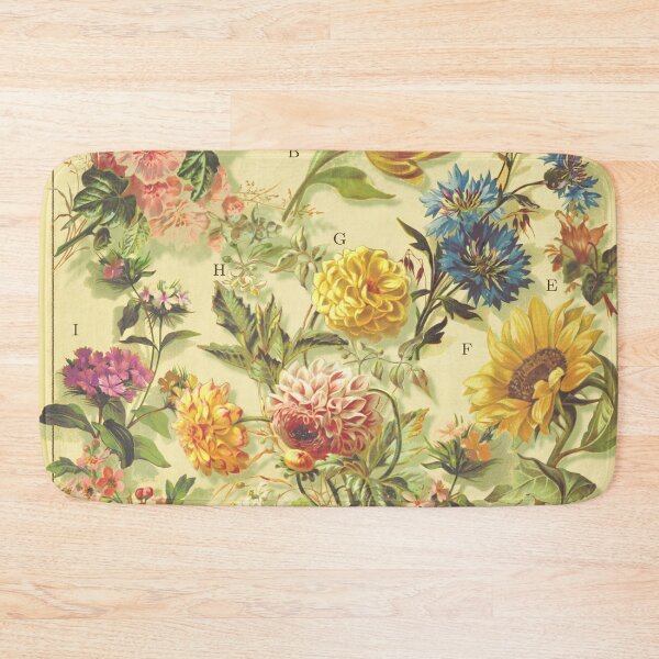 Item preview, Victorian Garden Flowers Botanical Chart designed and sold by BlossomCreative.
