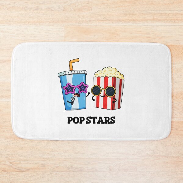 Item preview, Pop Stars Funny Soda Pop and Popcorn Puns  designed and sold by punnybone.