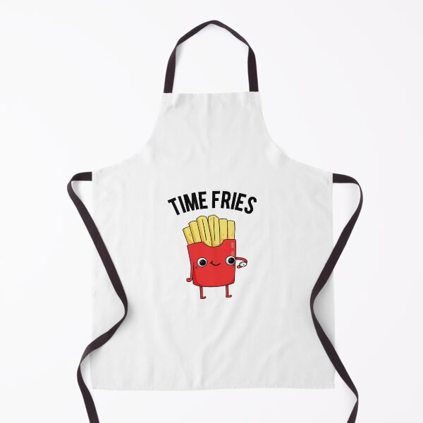 Item preview, Time Fries Funny French Fries Puns  designed and sold by punnybone.