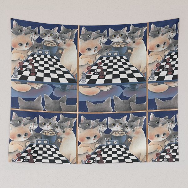Item preview, CHESS CATS designed and sold by AMYJAMIN.