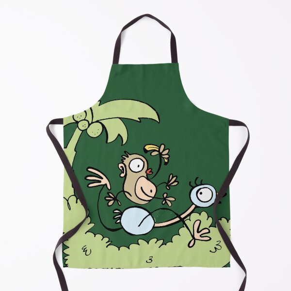 Item preview, Monkey and Ostrich going bananas! designed and sold by BorneowithLove.