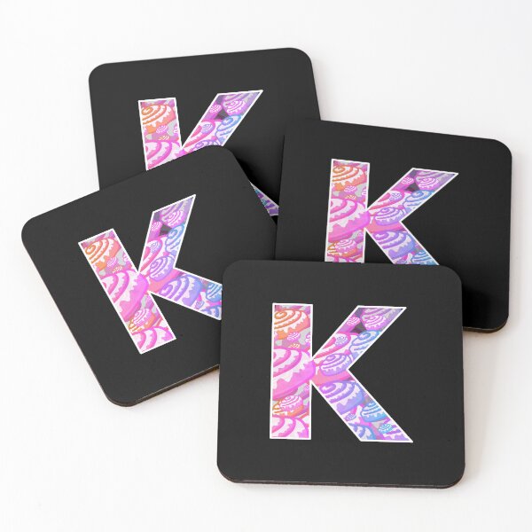 Item preview, Letter Art Retro Vaporwave Cinnamon Buns - K designed and sold by dylanxh.