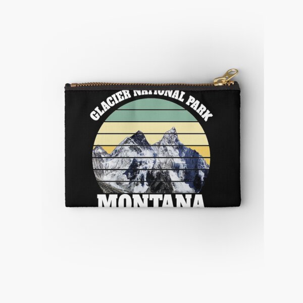 Artikelvorschau, Gletscher Nationalpark Vintage Berge T-Shirt entworfen und verkauft von Clavitaps.