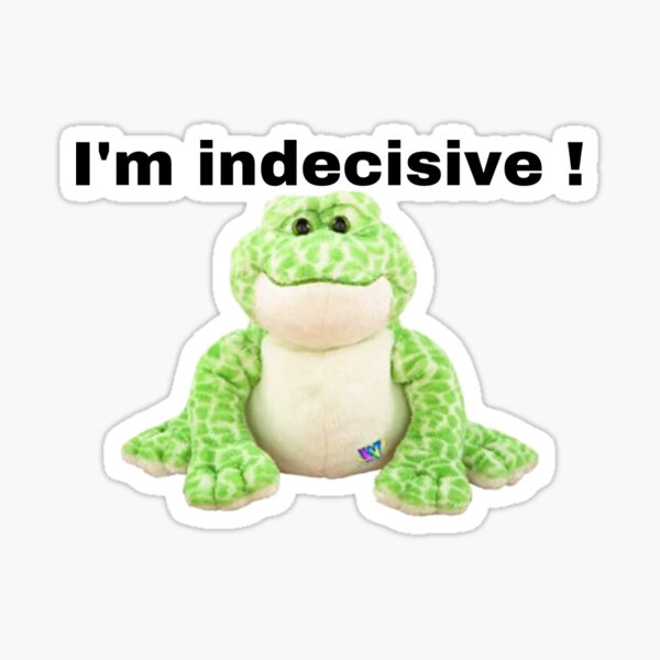 Webkinz I’m indecisive frog Sticker