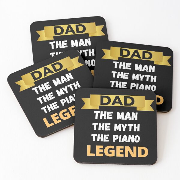 Item preview, Dad The man The Myth The Piano Legend designed and sold by Johan Liebert.