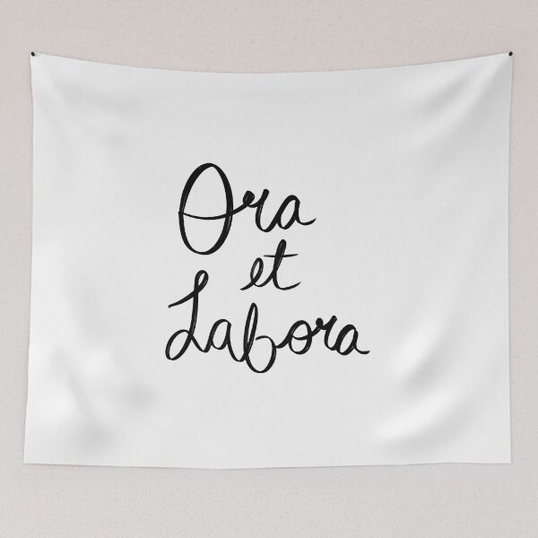 Item preview, Ora et Labora Cursive designed and sold by salmonsoul.