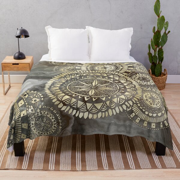 Item preview, Mandala Boho Seamless Pattern with marble designed and sold by artjood.