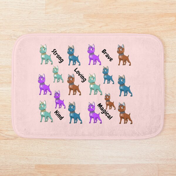 Item preview, Xico's Journey, Positive Affirmations, Cartoon Dog pattern designed and sold by Spiritualish.