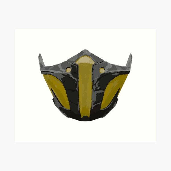 Artikel-Vorschau von Scorpian - Mortal Kombat Mask, designt und verkauft von MyDesignRox.