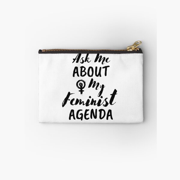 Item preview, Ask Me About My Feminist Agenda Feminism Saying  designed and sold by Sutra-Lotus-Co.