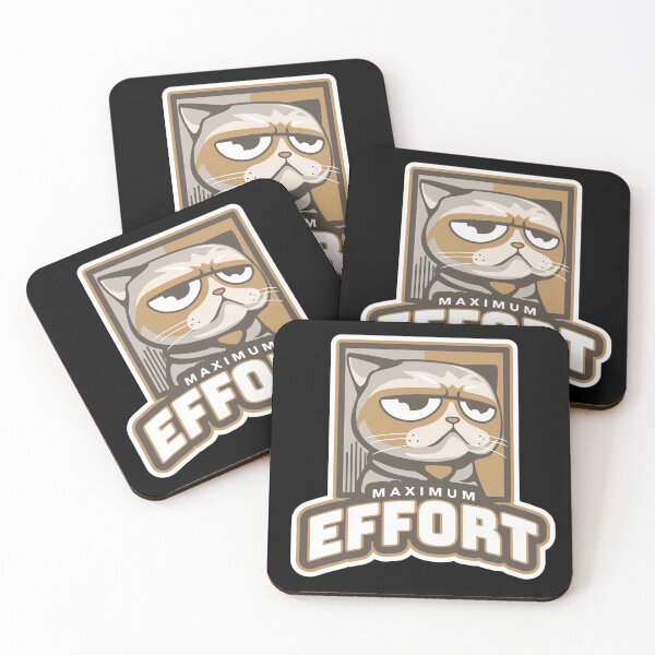 Item preview, MAXIMUM EFFORT CAT designed and sold by HeavyLiftGift.