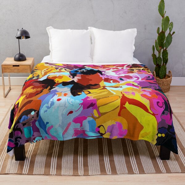Freddie Mercury 1 Throw Blanket