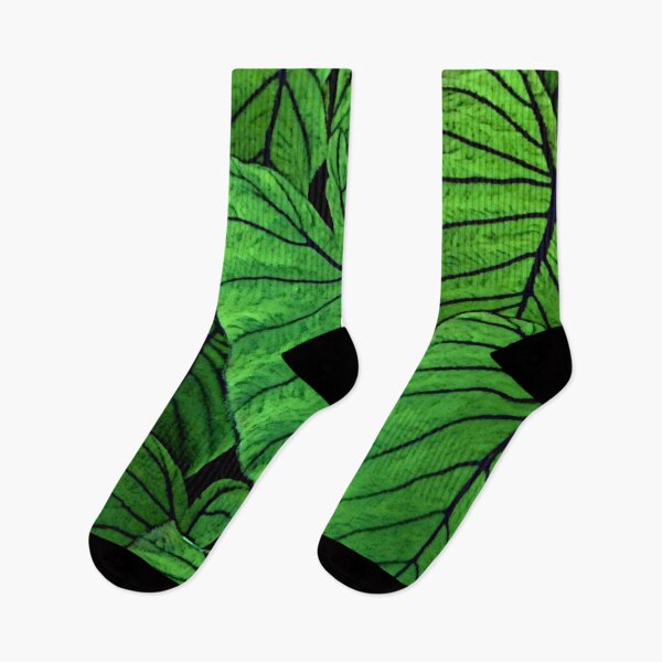 Item preview, Giant Green Leaf Jungle Pattern designed and sold by mrtraz.