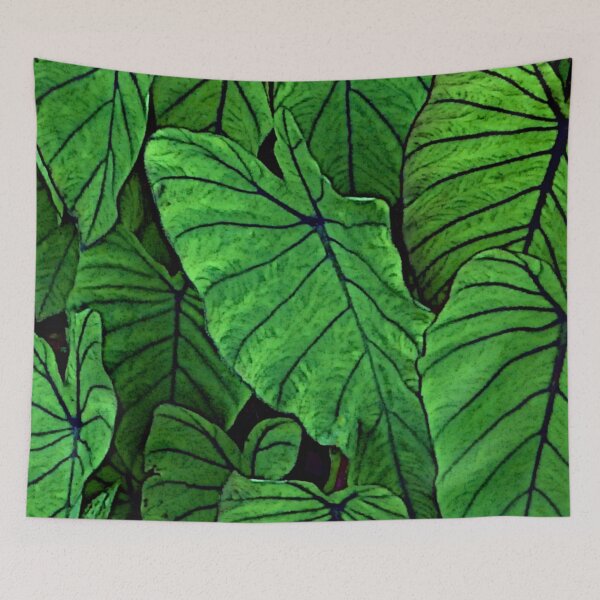 Item preview, Giant Green Leaf Jungle Pattern designed and sold by mrtraz.
