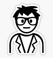 Nerd geek Sticker