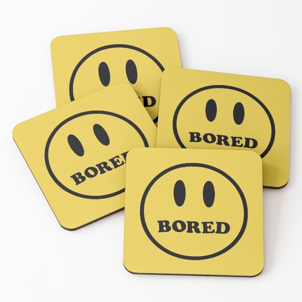 Item preview, Bored Smile Funny Quote designed and sold by quarantine81.