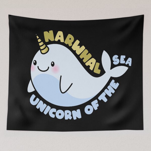 Item preview, Unicorn Of The Sea - Narwhal designed and sold by YueHeng Creates ⭐⭐⭐⭐⭐.