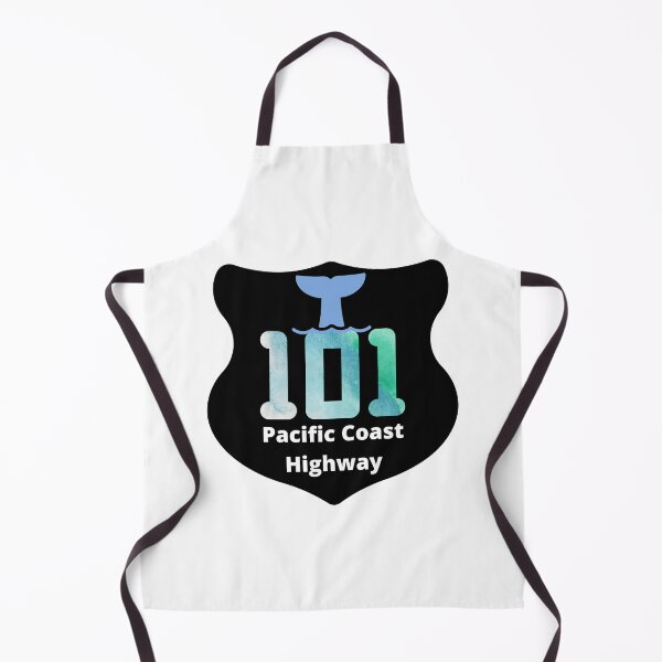 Item preview, Pacific Coast Highway 101 Sign Whale West Coast Oregon Washington California designed and sold by DansDankDesigns.