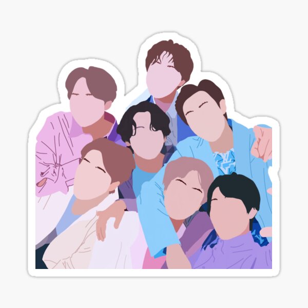 Vinyl Stickers Bts, Стикерпак No. 3 Бтс Kpop, Stickers For Тетрадей  Ежедневника Laptop Guitar Phone Tablet Bottle Large Stickers Стикерпак Rick  And Морти Naruto - Stickers - AliExpress