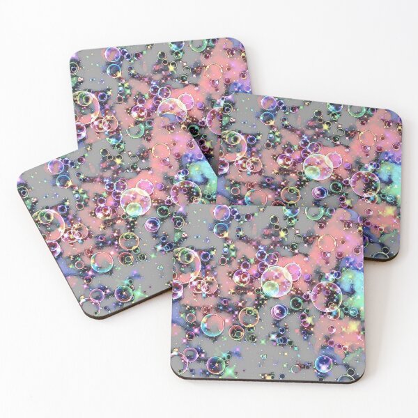 Item preview, GALATHI Stunning Colors Bubbles White - Bubbles designed and sold by Galathi Designs.