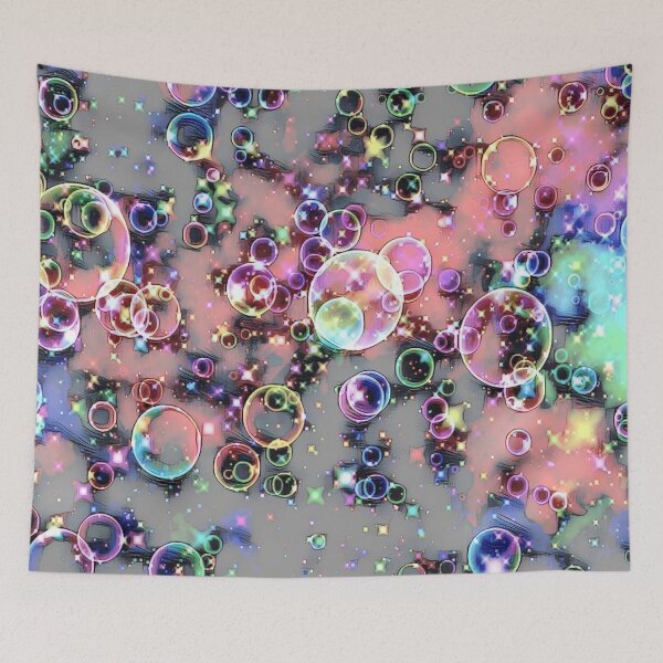 Item preview, GALATHI Stunning Colors Bubbles White - Bubbles designed and sold by Galathi Designs.