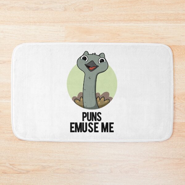 Item preview, Puns Emuse Me Funny Emu Puns  designed and sold by punnybone.