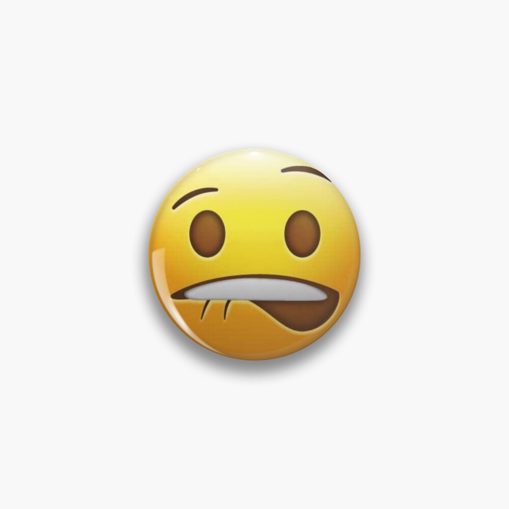 "Biting lip emoji" Pin by oestra | Redbubble