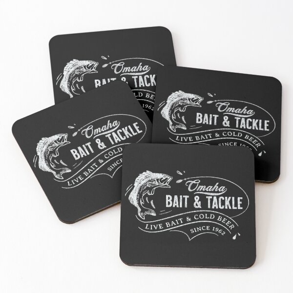Item preview, Omaha Bait & Tackle White Logo designed and sold by omahatrading.