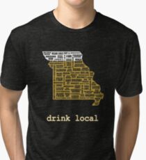 Drink Local - Missouri Beer Shirt Tri-blend T-Shirt