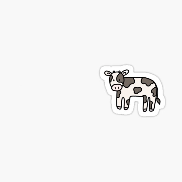 Item preview, Mini Black and White Spotted Cow designed and sold by mini-stickers.