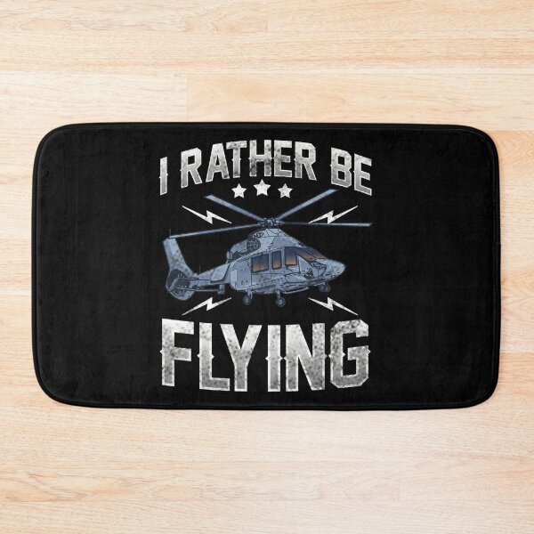 Item preview, Funny I'd Rather Be Flying Retro Helicopter Pilot designed and sold by perfectpresents.