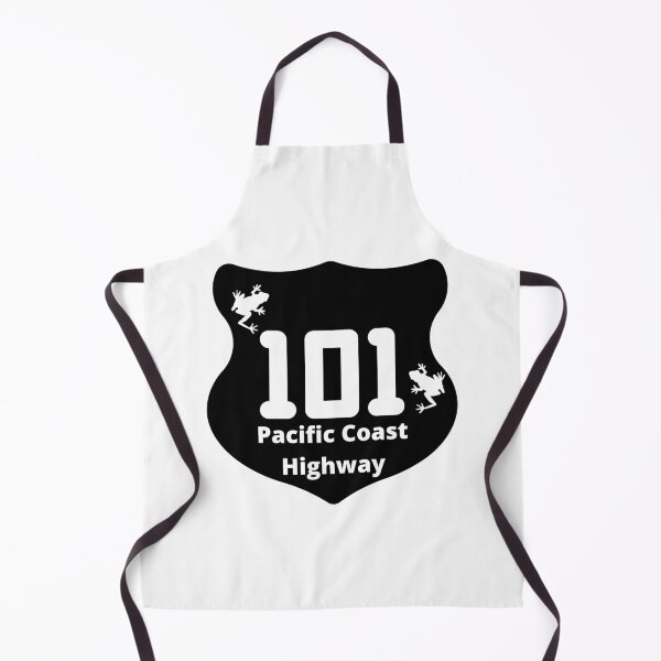 Item preview, Pacific Coast Highway 101 Sign Frogs West Coast Oregon Washington California designed and sold by DansDankDesigns.