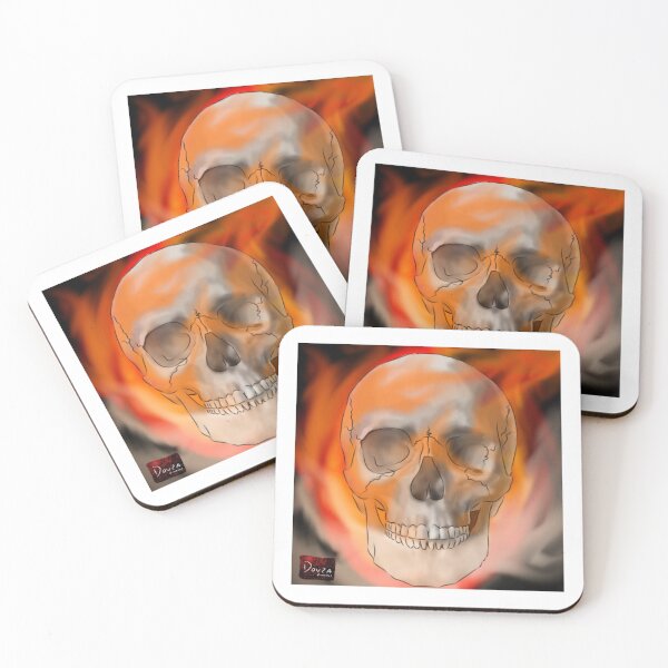Item preview, skull on fire designed and sold by Brunodouza.