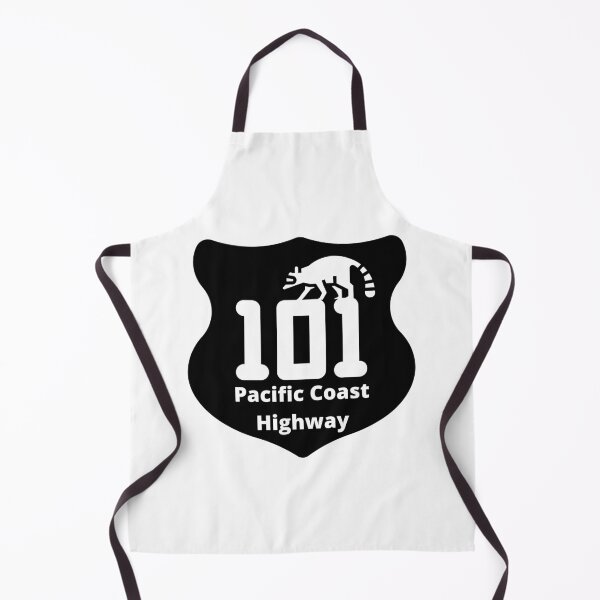 Item preview, Pacific Coast Highway 101 Sign Raccoon West Coast Oregon Washington California designed and sold by DansDankDesigns.