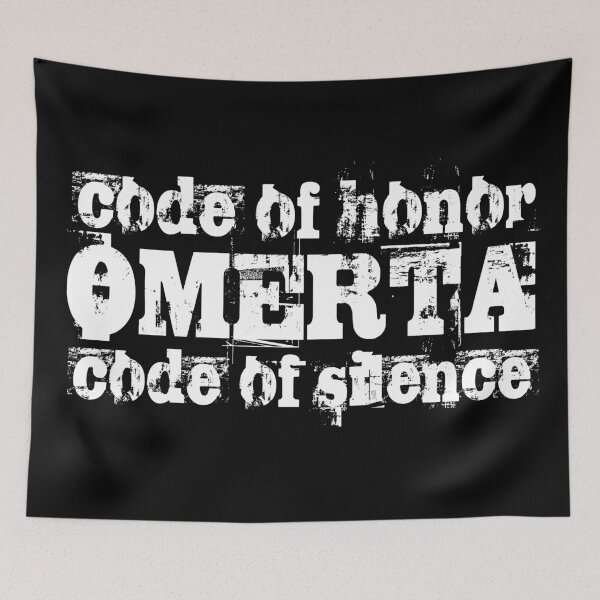 Item preview, Code of Honor Omerta Code of silence designed and sold by elhefe.